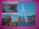 HOPCT 20238 GENEVE / GENEVA IN ANUL 1977 -STAMPILA / TIMBRU -ELVETIA -CIRCULATA