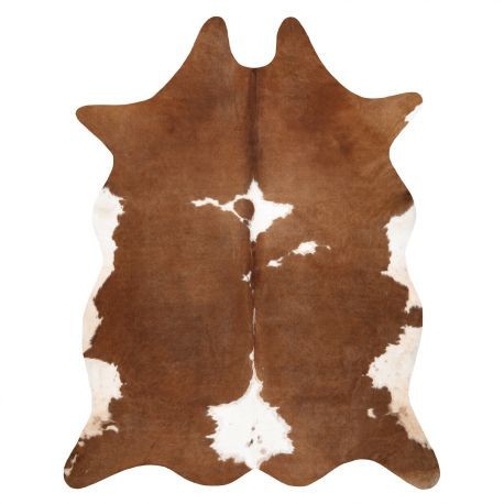 Covor Artificial Cowhide, Vaca G5070-2 maro alb din piele, 180x220 cm