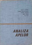 ANALIZA APELOR, NATURALE, POTABILE, INDUSTRIALE, REZIDUALE-TUDOR D. IONESCU SI COLAB.-340576
