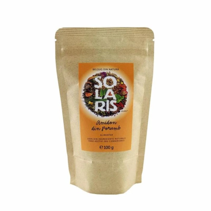 Amidon din porumb alimentar 100gr Solaris
