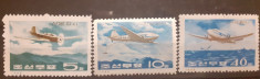 Korea 1966 avioane , aviatie, 3v. mnh foto