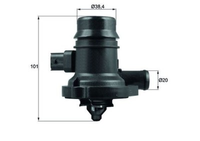 MAHLE TM 36 103 termostat,lichid racire foto