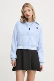 Tommy Jeans geaca din amestec de lana de tranzitie, oversize, DW0DW20165