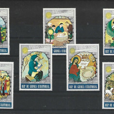 GUINEA ECUATORIALĂ, NAVIDAD - SERIE COMPLETĂ MNH