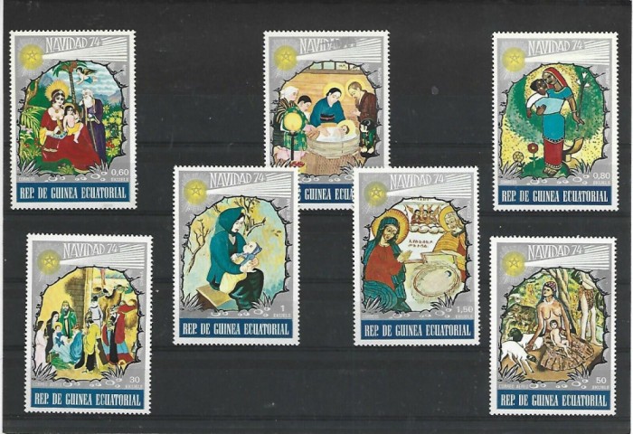GUINEA ECUATORIALĂ, NAVIDAD - SERIE COMPLETĂ MNH