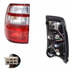 Stop spate lampa Toyota Land Cruiser (Fj100), 01.1998-04.2005, spate, fara omologare, cu suport bec, semnalizare alba, exterior, 8156060600; 81561606