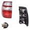 Stop spate lampa Toyota Land Cruiser (Fj100), 01.1998-04.2005, spate, fara omologare, cu suport bec, semnalizare alba, exterior, 8156060600; 81561606