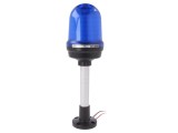 Semnalizator luminos albastru QLIGHT - IP65, LED, 10...30V DC