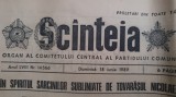 Cumpara ieftin Ziarul Scanteia nr 14566, 18 iunie 1989, 6 pagini