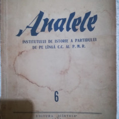 1961, Analale de Istorie ale PMR, Editura Scanteia