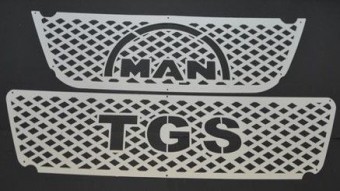 Set doua grile inox Man TGS foto
