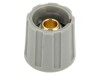 Buton rotativ gri 6mm 16x15,5mm ABS