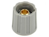 Buton rotativ gri 6mm 16x15,5mm ABS