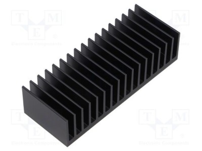 Radiator extrudat cu aripioare negru FISCHER ELEKTRONIK 37,5x100 mm foto