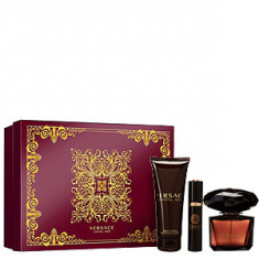 Versace Crystal Noir EDP set 90+10+150 pentru femei foto