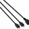 Cablu Dual 3m Venom pentru incarcare 2 controllere PS4 sau XBOX One - 60269