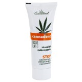 Cannaderm Cannadent Alkaline toothpaste pastă de dinți cu extract din plante cu ulei de canepa 75 g