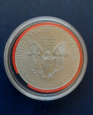 Moneda de argint - 1 Dollar &amp;quot;Silver Eagle&amp;quot; U.S.A. 2018 - G 4253 foto