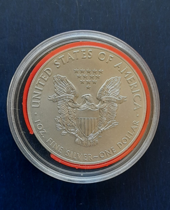 Moneda de argint - 1 Dollar &quot;Silver Eagle&quot; U.S.A. 2018 - G 4253