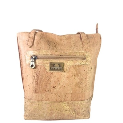 Geanta de umar din pluta cu insertii aurii foto