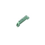 Bloc terminal electric, verde, 6 orificii
