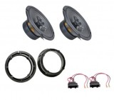 Pachet boxe auto VW Golf IV usi fata GROUND ZERO seria Ferrum 80W RMS