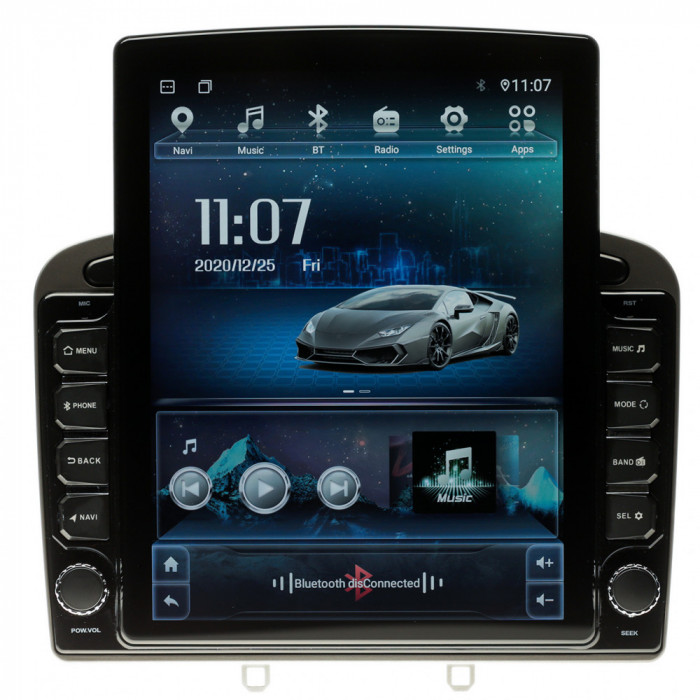 Navigatie Peugeot 308 2006-2013 si 408 2010-2014 AUTONAV ECO Android GPS Dedicata, Model XPERT Memorie 16GB Stocare, 1GB DDR3 RAM, Butoane Si Volum Fi