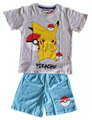 Pijama ORIGINAL Pokemon, Pikachu with Pokeball, 5-12 ani !! foto