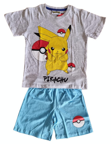 Pijama ORIGINAL Pokemon, Pikachu with Pokeball, 5-12 ani !!