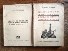 Lot 2 carti vechi despre Industria Petrolului - George St. Andonie / R8P1S foto
