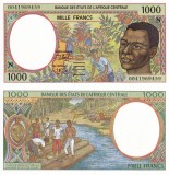 STATELE CENTRAL AFRICANE (GUINEEA ECUATORIALA) 1.000 francs 2000 UNC!!!