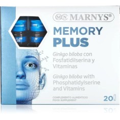 Marnys Memory Plus supliment alimentar pentru susținerea memoriei și a concentrării 20 buc