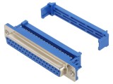 Mufă Mamă D-Sub 37 PIN IDC pentru Cablu-Bandă 1.27mm