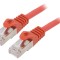 Patch Cord S/FTP Cat6a Cupru LSZH Roșu 3m