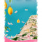 Sticker decorativ, Grecia, Muticolor, 85 cm, 9471ST