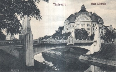 Timisoara. Baia Centrala (circulata 1928) foto