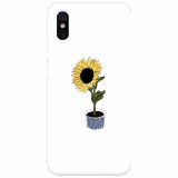 Husa silicon pentru Xiaomi Mi 8 Pro, Sun Flower