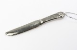 Cumpara ieftin Decoratiune Craciun - Porcelain Cutlery on String, silver 12.5cm | Drescher