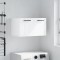 vidaXL Dulap de perete, alb extralucios, 60x36,5x35 cm, lemn compozit 830046