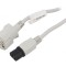 Cablu Alimentare Alb 2m CEE 7/7 la IEC C13 10A 250V