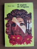 Emile Zola - O pagină de dragoste