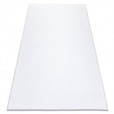 Covor de spalat modern LINDO alb, anti-alunecare, shaggy, 60x100 cm foto