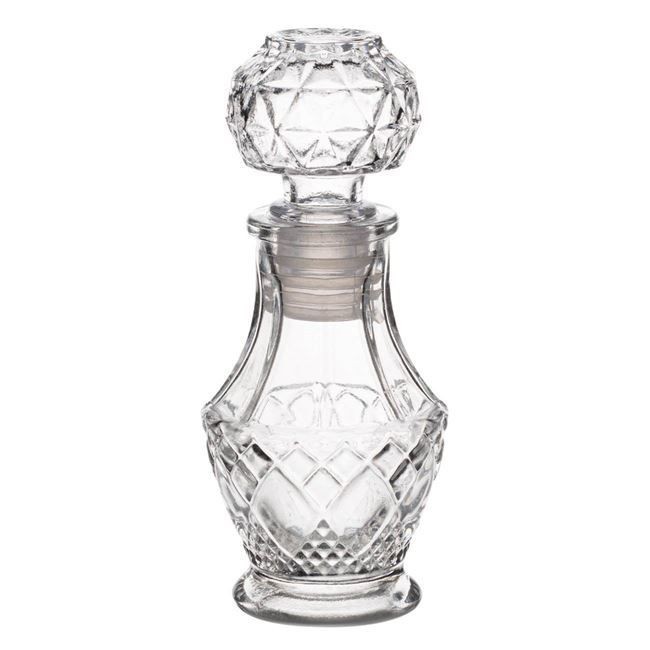 Sticla din Sticla, cu Model Romburi, 50 ml