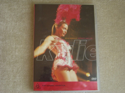 KYLIE MINOGUE - Intimate And Live - DVD Original ca NOU foto