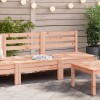 VidaXL Canapele de grădină fără cotiere, 2 buc., lemn masiv douglas 838003