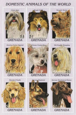GRENADA 1997 - Caini / colita MNH foto