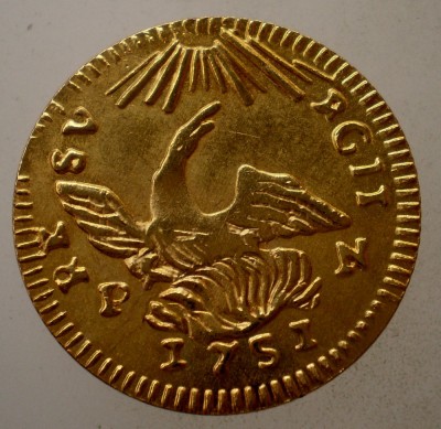 1.831 REPLICA ITALIA SICILIA CARLO III 1 ONCIA 1751 22mm/3,9g foto