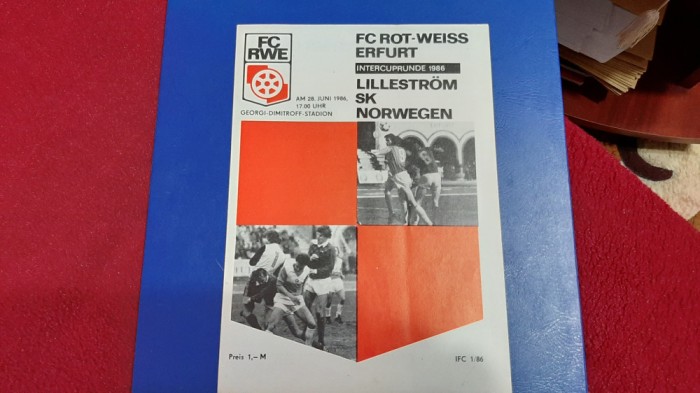 program FC Rot-Weiss Erfurt - Lillestrom SK