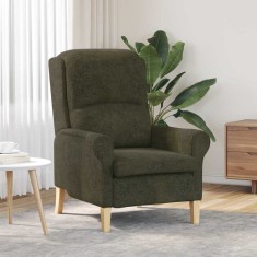 vidaXL fotoliu Verde militar 76 x 94 x 102 cm Piele artificială