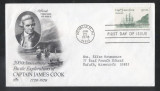 United States 1978 Captain James Cook 13c FDC K.706
